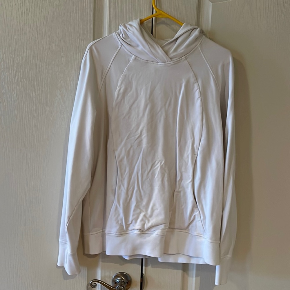 EUC lululemon white hoodie